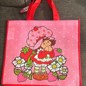 Charming Strawberry shortcake Kids Tote Bag - Red and Pink